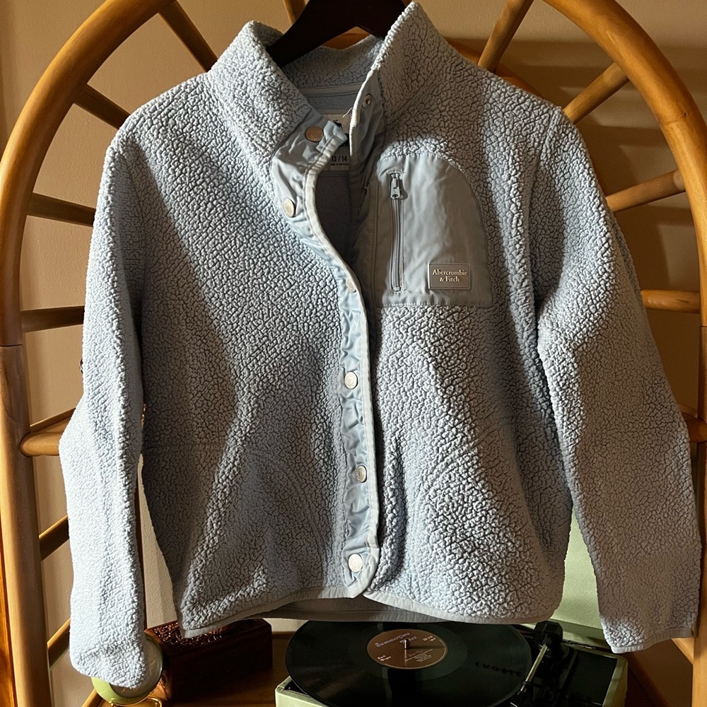 Light Blue Fleece Jacket
